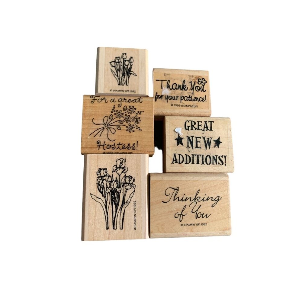 Stampin Up Rubber Stamp Set - Hostess Thinking of You Thank You
